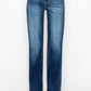 Risen - High Rise Straight Jeans Dark