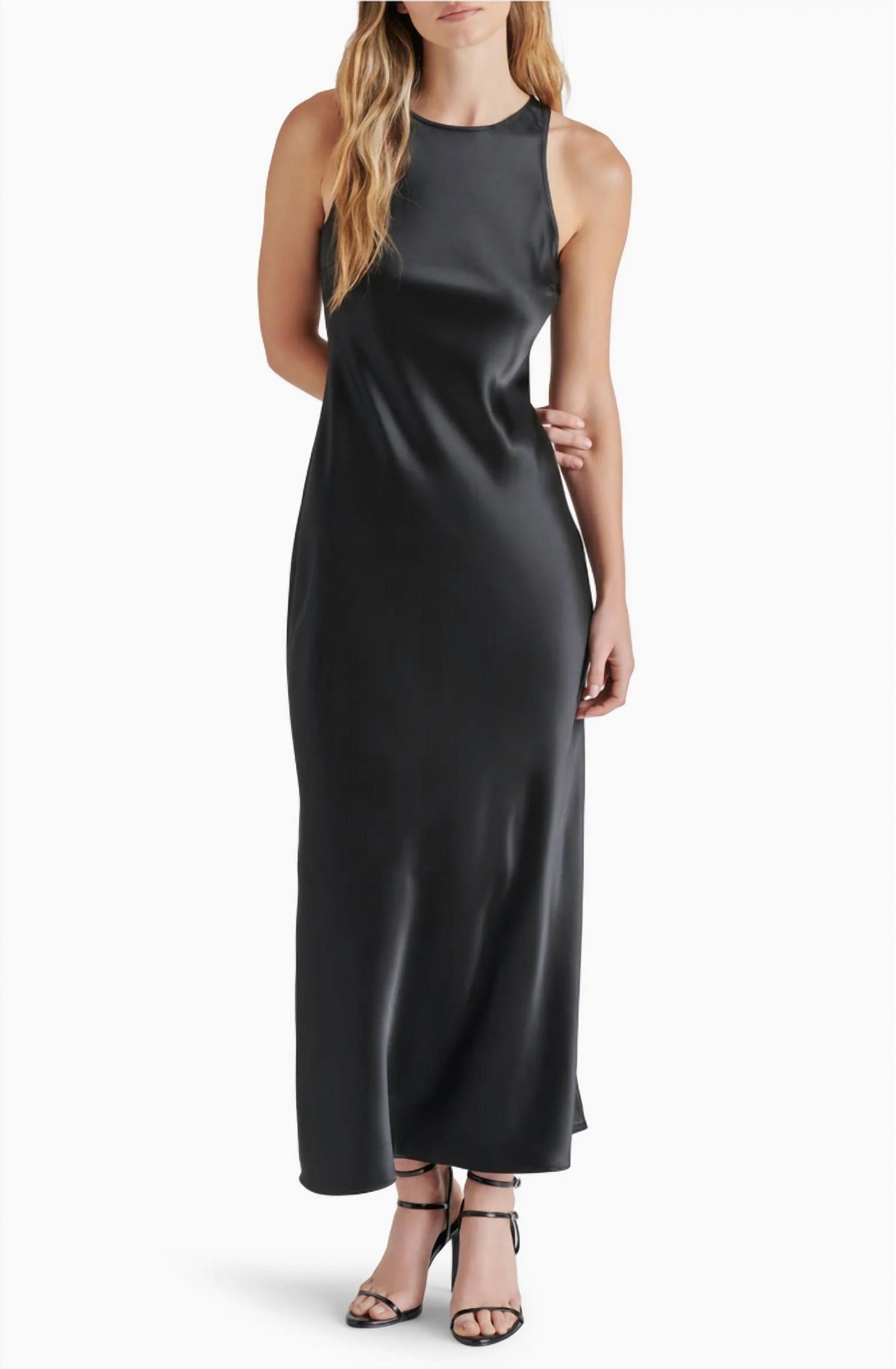 Steve Madden - Diane Racerback Satin Maxi Dress