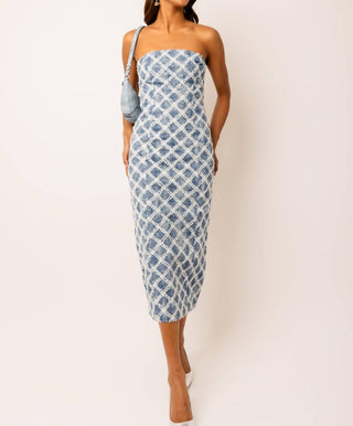 Amylynn - Bronte Denim Bandeau Dress