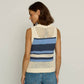 Central Park West - Textured Stripe Tank Top