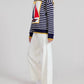 Flat White - Nautical Stripe Sweater