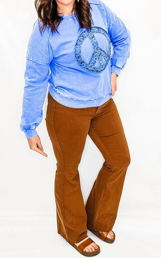 Tribal - Calça Jeans Flare com Controle de Barriga e Cintura Alta Judy Blue