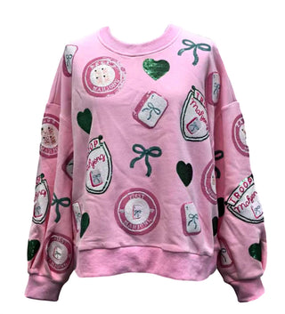 Queen Of Sparkles - Women's Troop Mahjong Society Sweatshirt