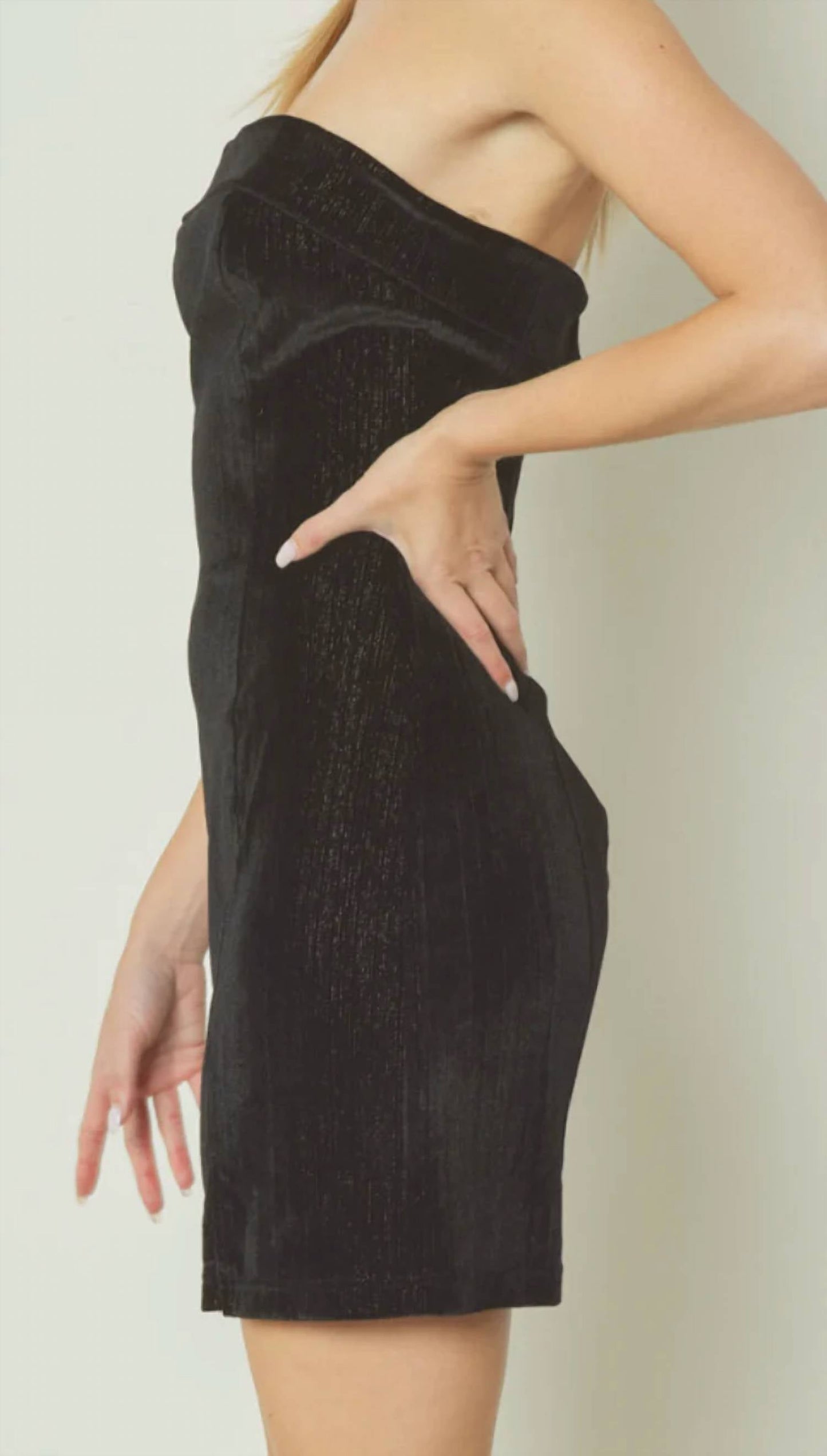 Entro - Velvet Mini Dress