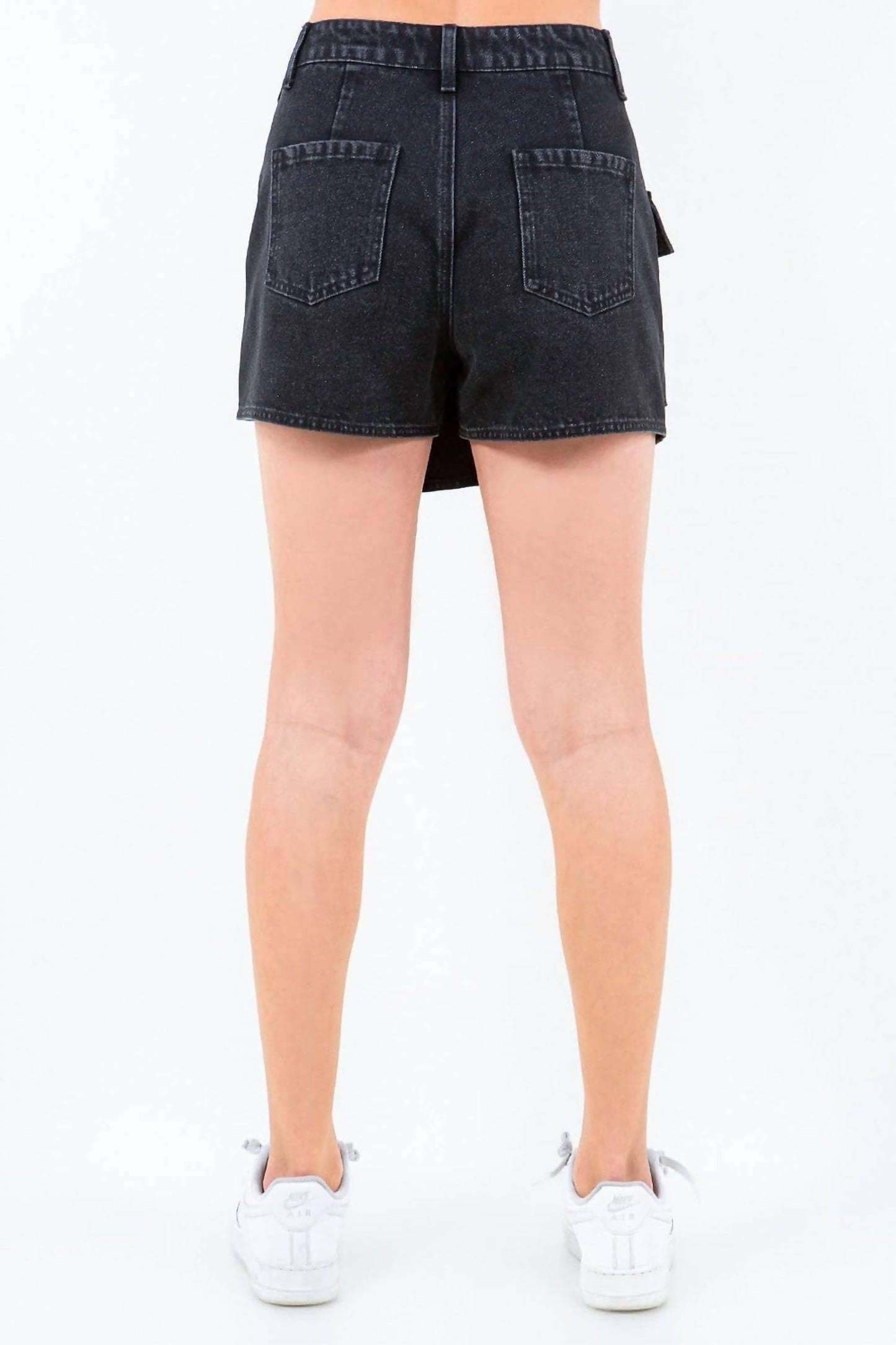 American Bazi - Cargo Pocket Mini Skort With Buttons