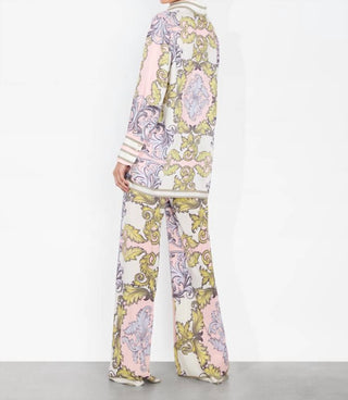 Alice + Olivia - Lane Slit Cuff Button Down Shirt