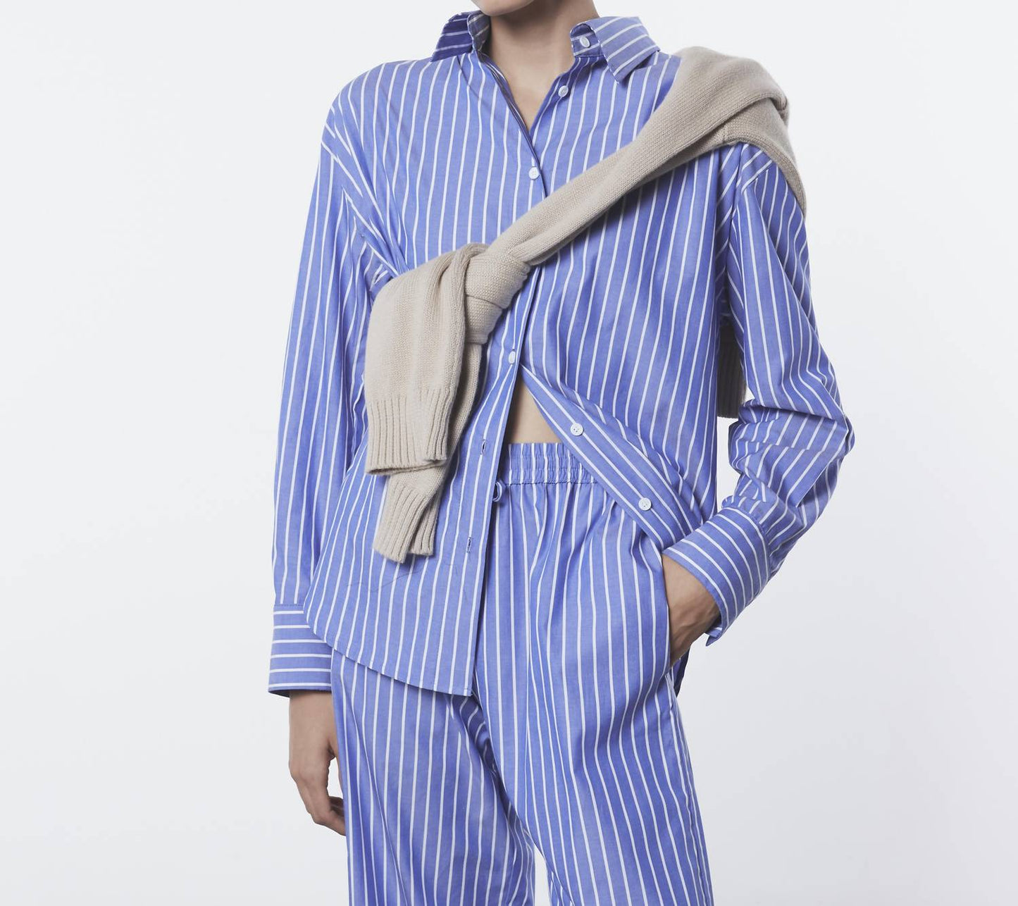 Enza Costa - POPLIN LONG SLEEVES SHIRT