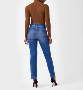 Spanx - Body de gola alta com manga comprida canelada