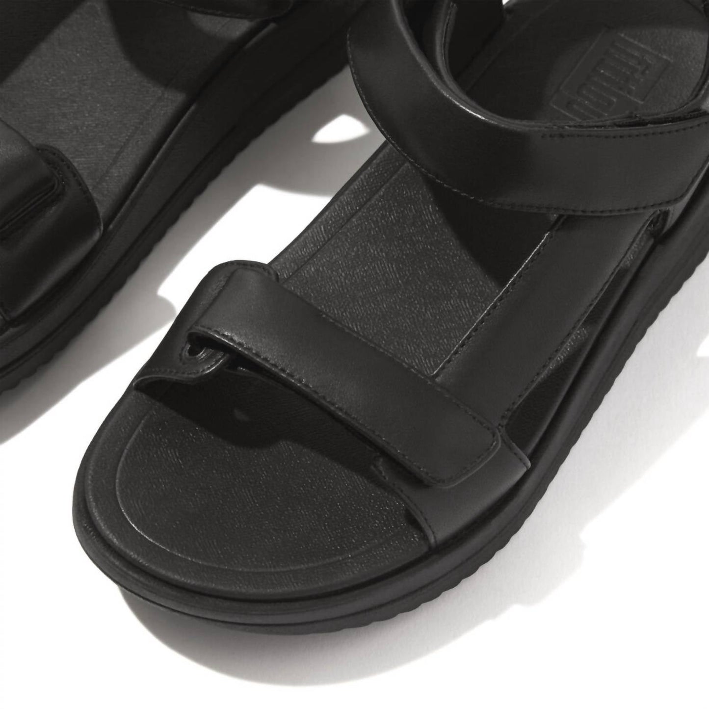 Fitflop - Sandália de couro ajustável Surff feminina
