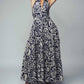 Urban Daizy - Halter Tiered Maxi Dress