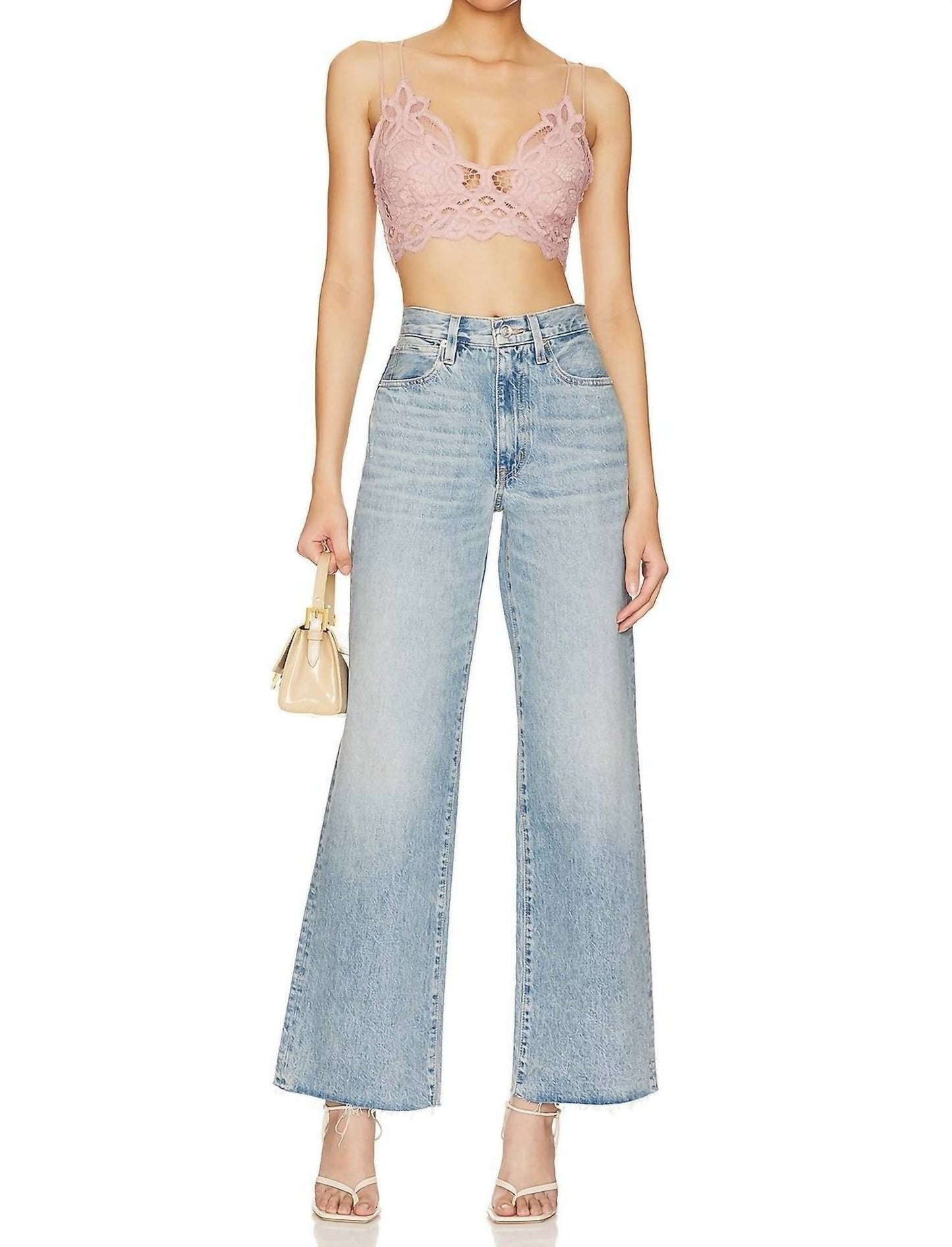 Free People - Adella Longline Lace Bralette