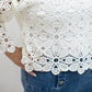 Charlie B - Women's Crochet Sweater Top