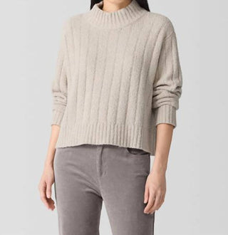 Eileen Fisher - Fluff Rib Turtleneck Sweater