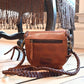 American Darling - Women's Genuine Leather Western Small Crossbody Bag