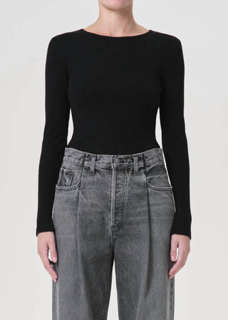 Agolde - Camiseta Manga Longa Nova