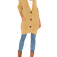 Free People - Sunset Drive Oversized Cardigan Sweater Knit Brindle