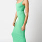 Olivaceous - Lana Fitted Midi Dress