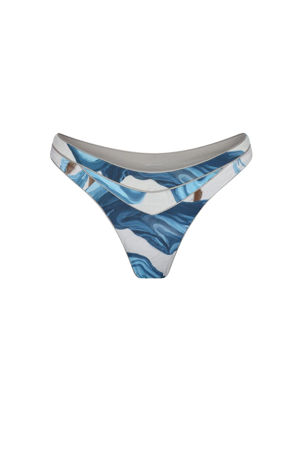 Nelblu - Women's Amanecer High Cut Cheeky Bikini Bottom