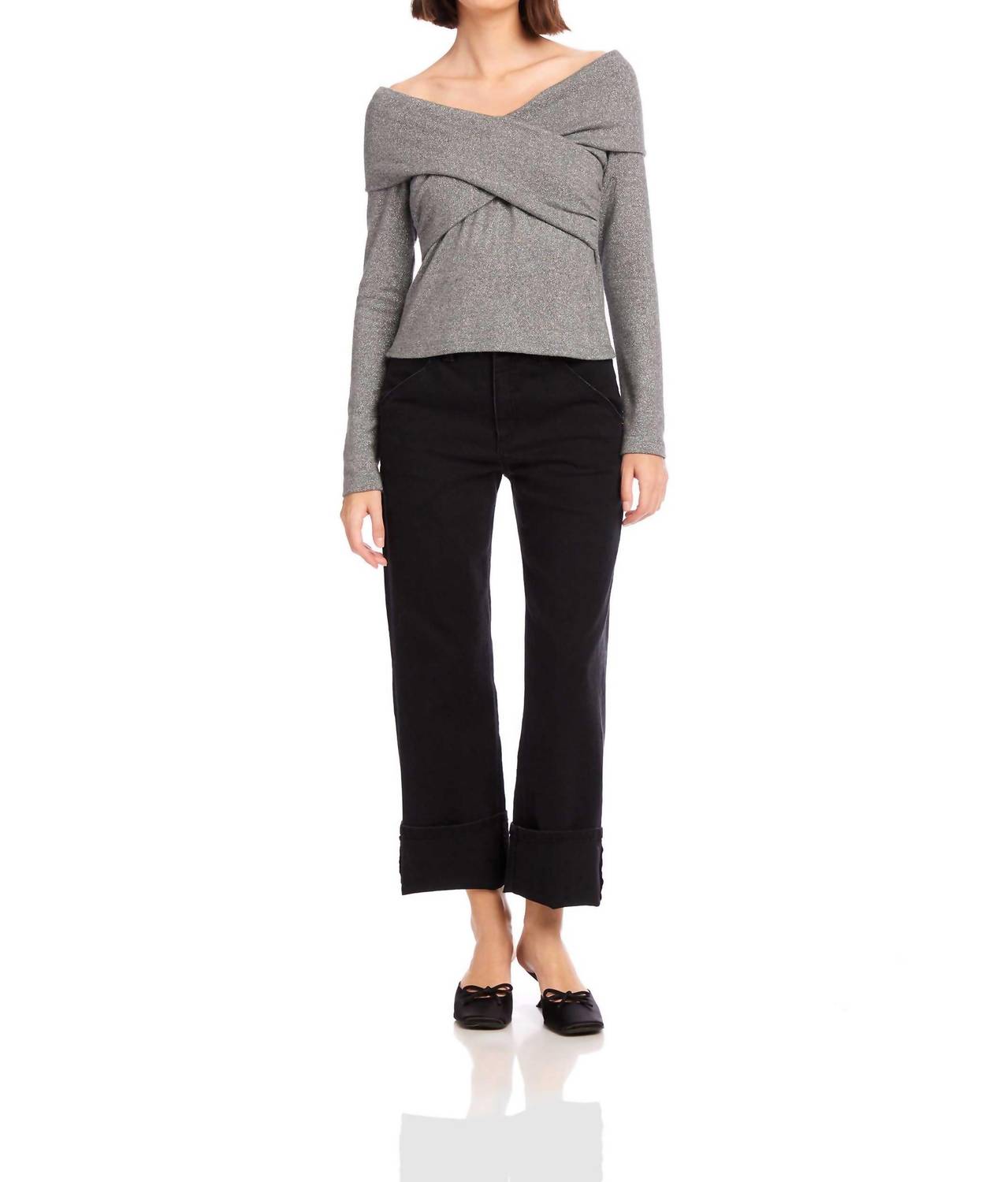 Fifteen Twenty - Lana Crossover Drape Top