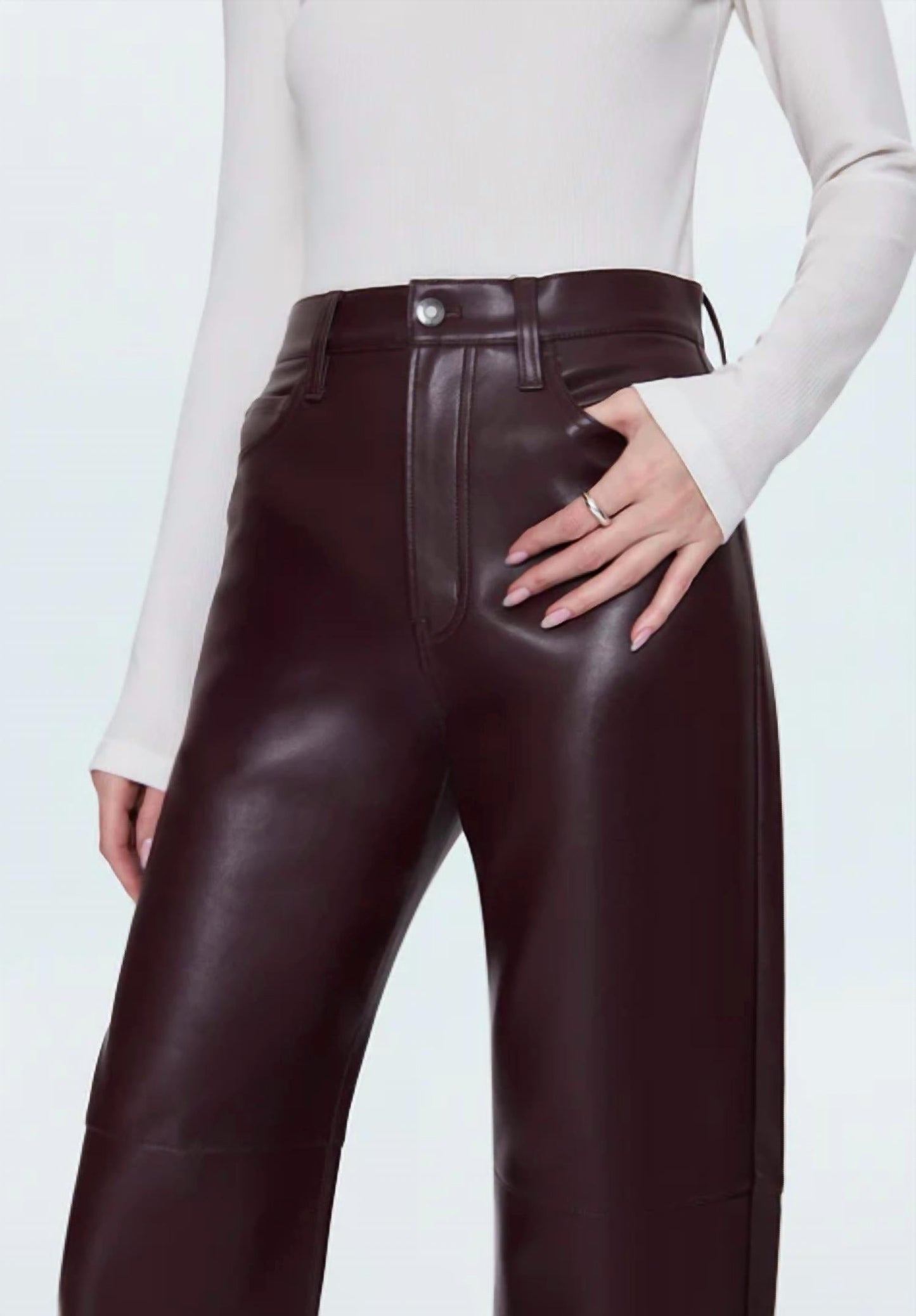 Pistola - Jett High Rise Bowed Straight Pant