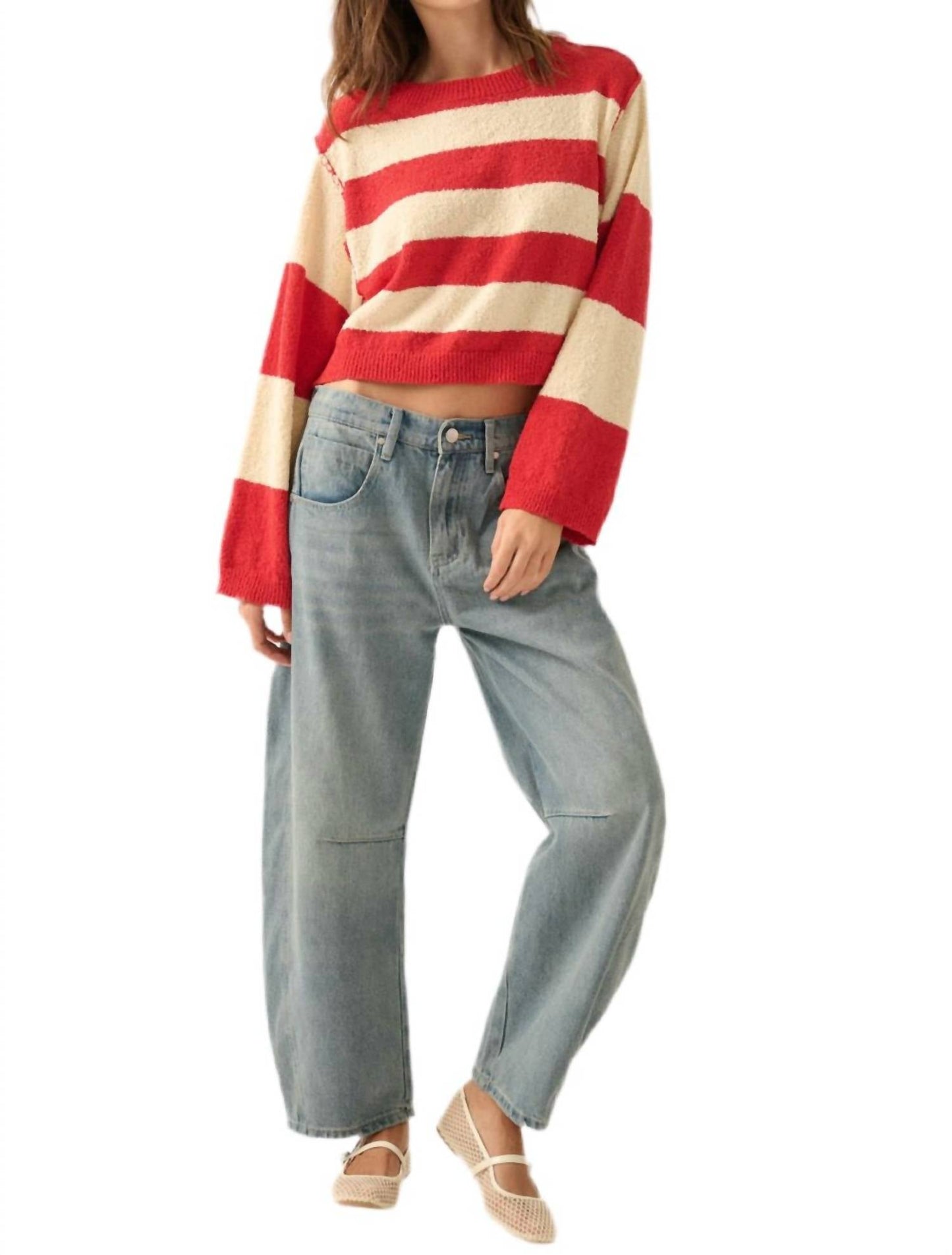 Promesa - Striped Knit Sweater