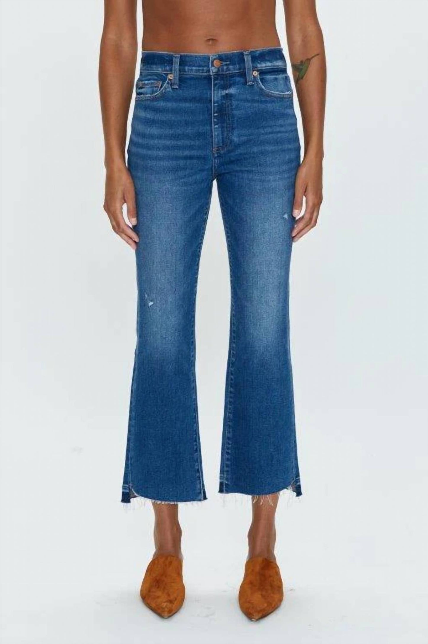 Pistola - Women's Lennon High Rise Crop Boot Jean
