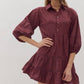 Entro - Tiered Mini Dress with lace Trim