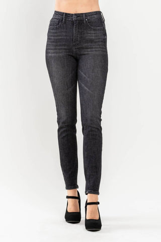 Judy Blue - Calça jeans skinny com controle de barriga e cintura alta