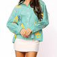 Queen Of Sparkles - Licensed Baylor Mini Icon Striped Button Down Top