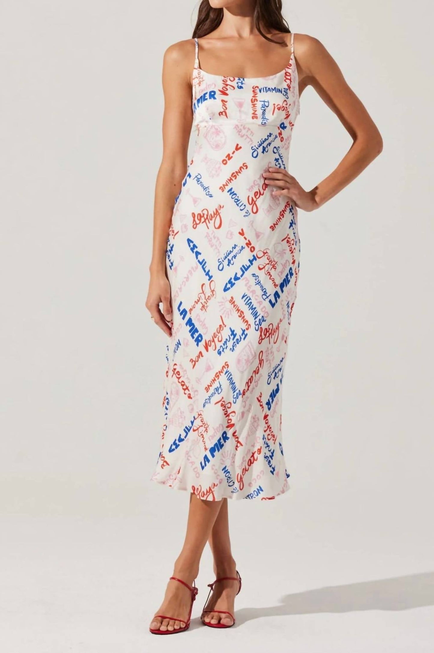Astr - Joan Printed Maxi Dress