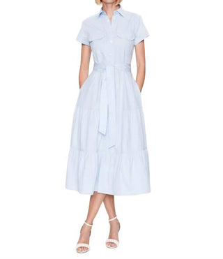 Polo Ralph Lauren - Belted Tiered Cotton Shirtdress