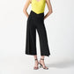Joseph Ribkoff - Slit Wide Leg Cropped Pants