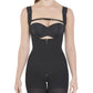 Siluets - Wide Straps Mid-thigh Bodysuit Slimming Shaper