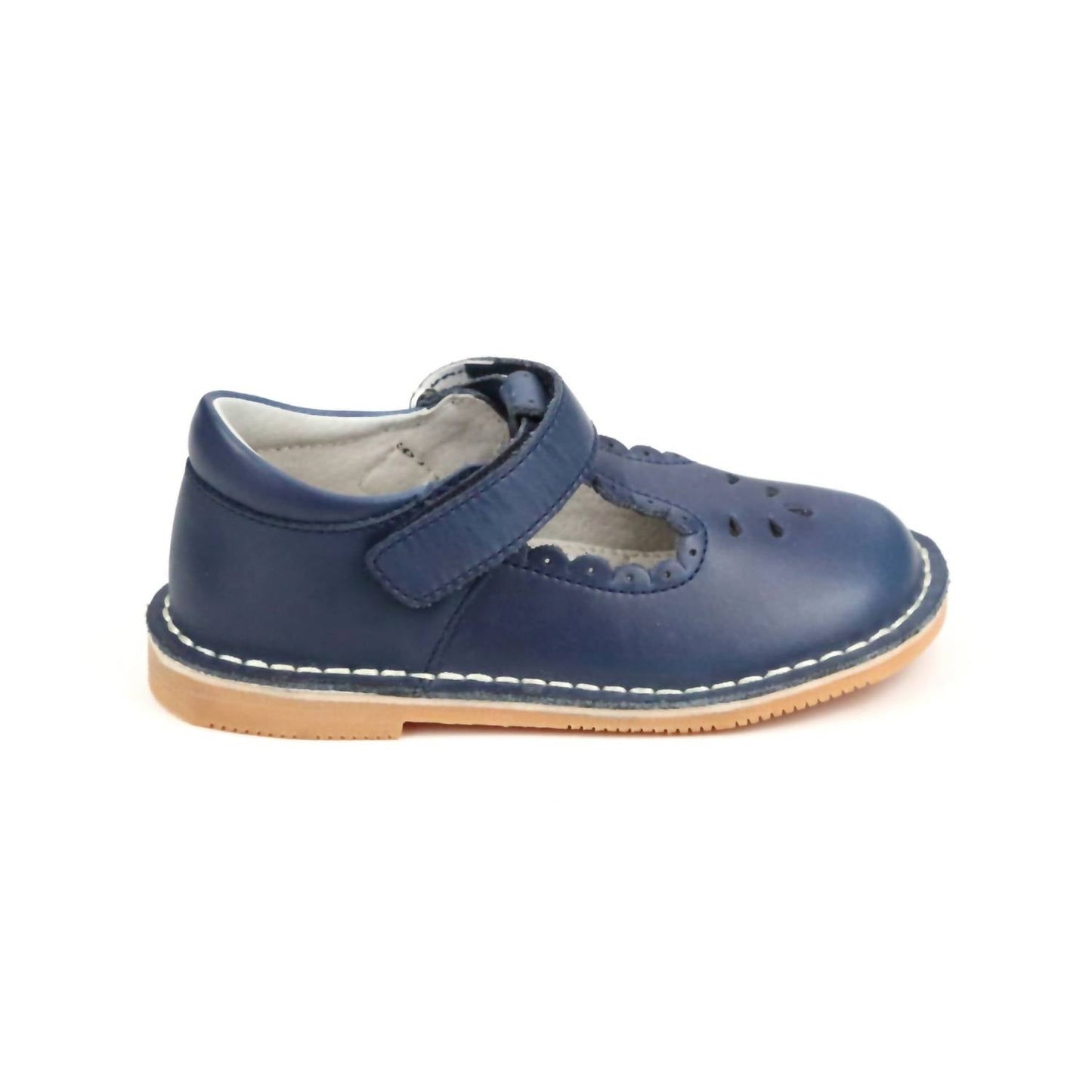 L'Amour - Baby Girl Angie Scalloped Mary Jane Shoes