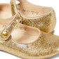 Pom D'Api - Girl's Daisy Glitter Lisse Mary Jane Shoe