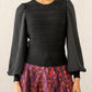 Banjanan - Rosie Crochet Mix Check Top