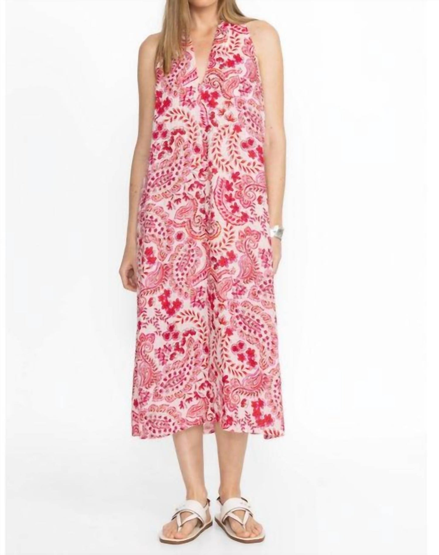 Johnny Was - CRISSCROSS LINEN DRESS