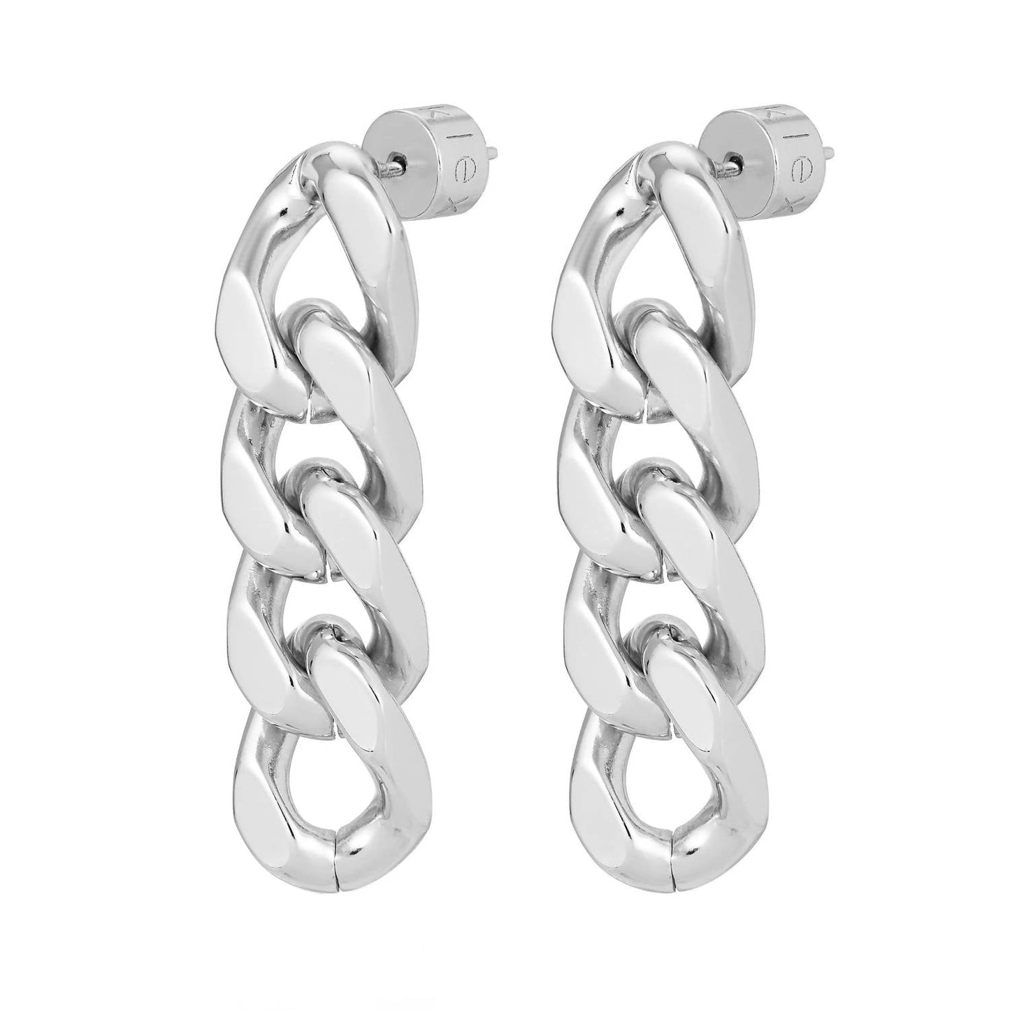 Eklexic - Women's Taraji Four Link Drop Earrings