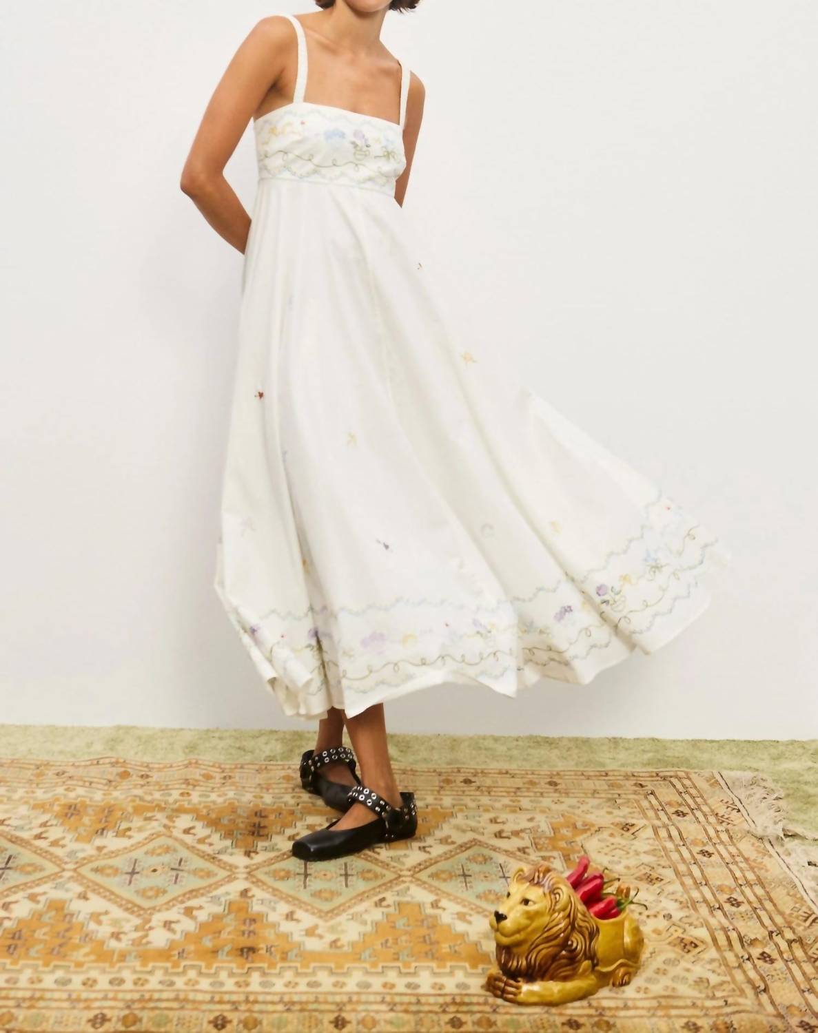 Alemais - Giulia Embroidered Sundress