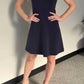 Carole Christian - Bow Zip Back Mini Dress