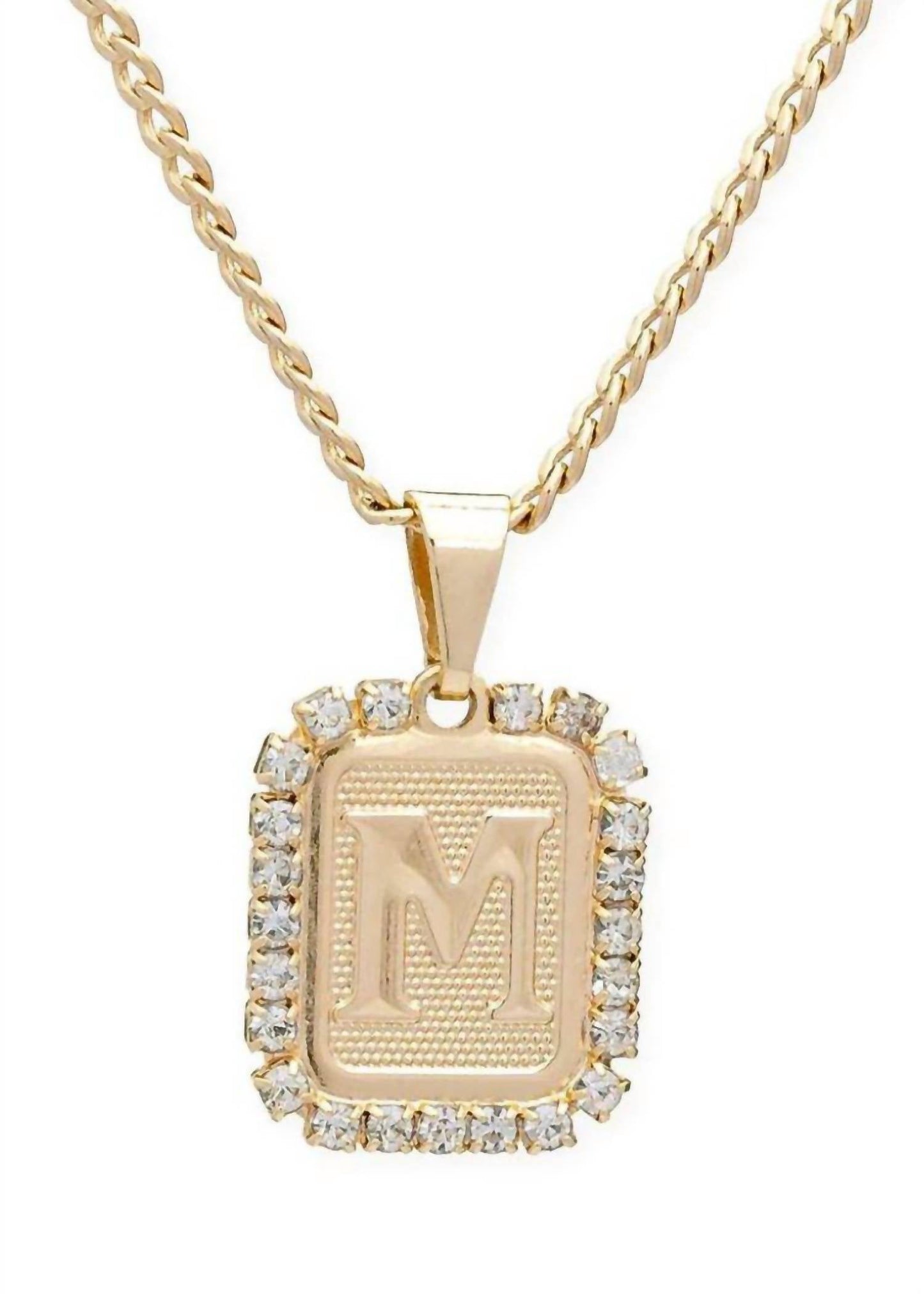 Bracha - Women's Royal Initial Card Necklace