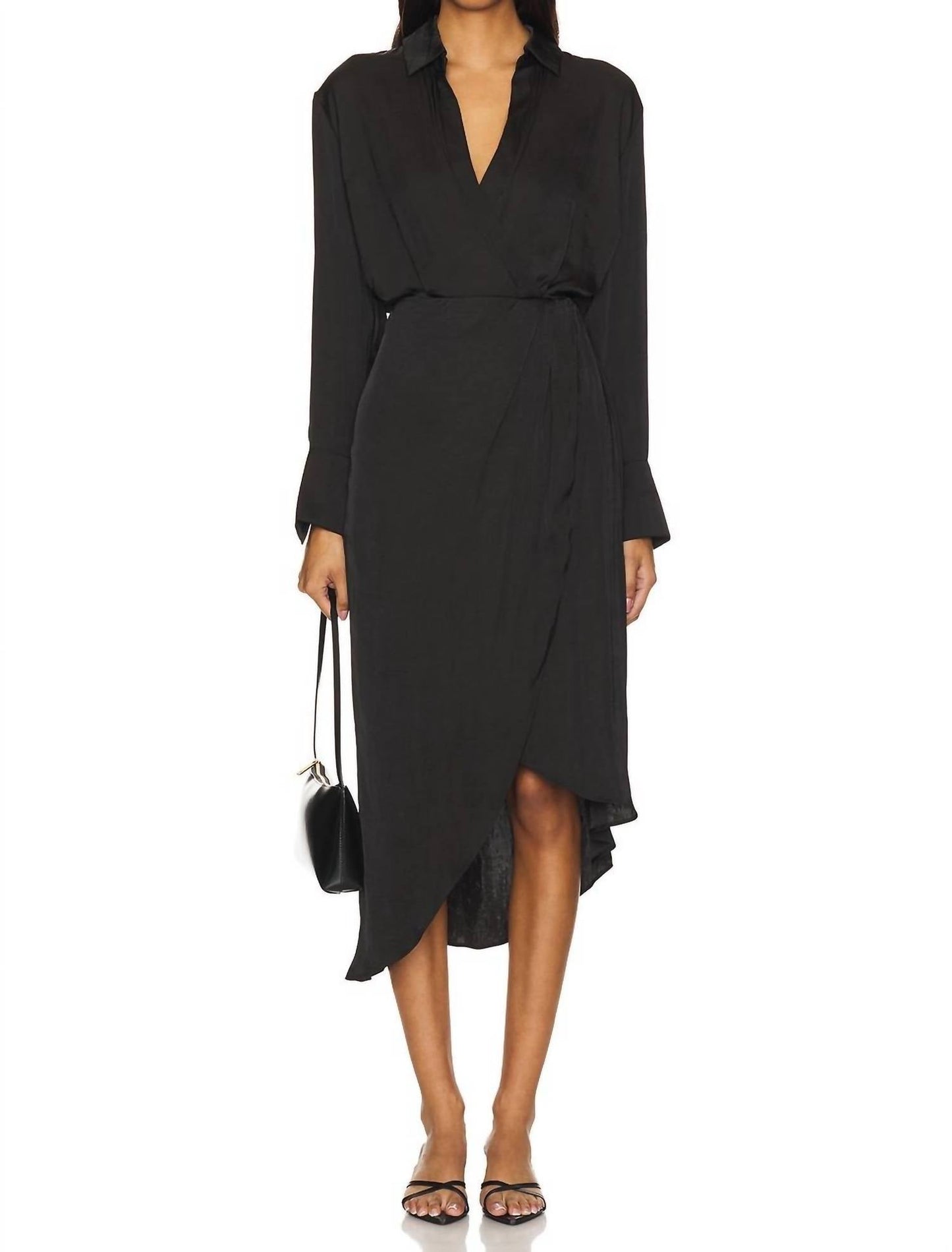 Steve Madden - Martina Asymmetrical Hem Shirt Dress