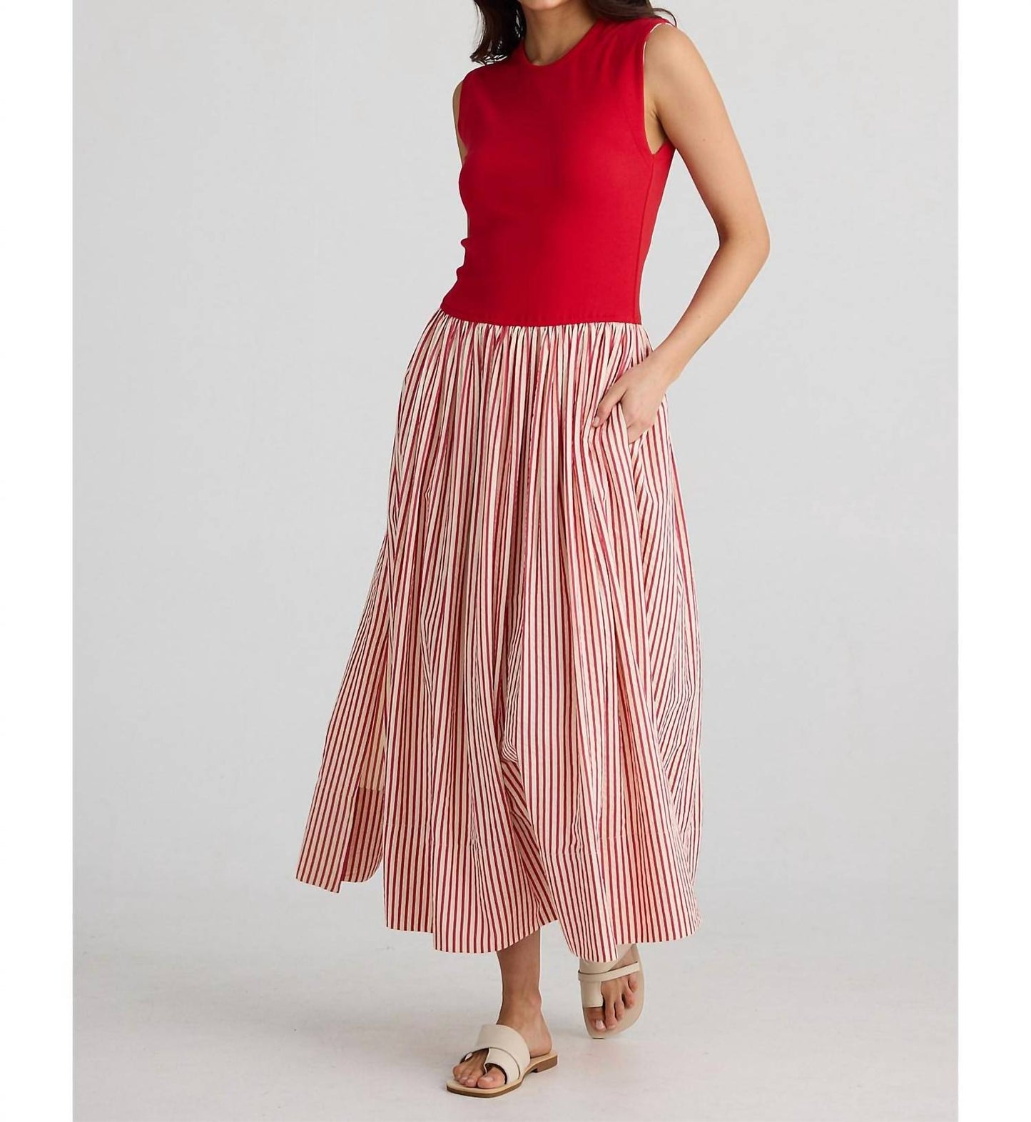 Brave + True - Daphne Stripe Maxi Dress