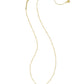 Kendra Scott - Colar com pingente curto Mini Abbie Gold Satellite