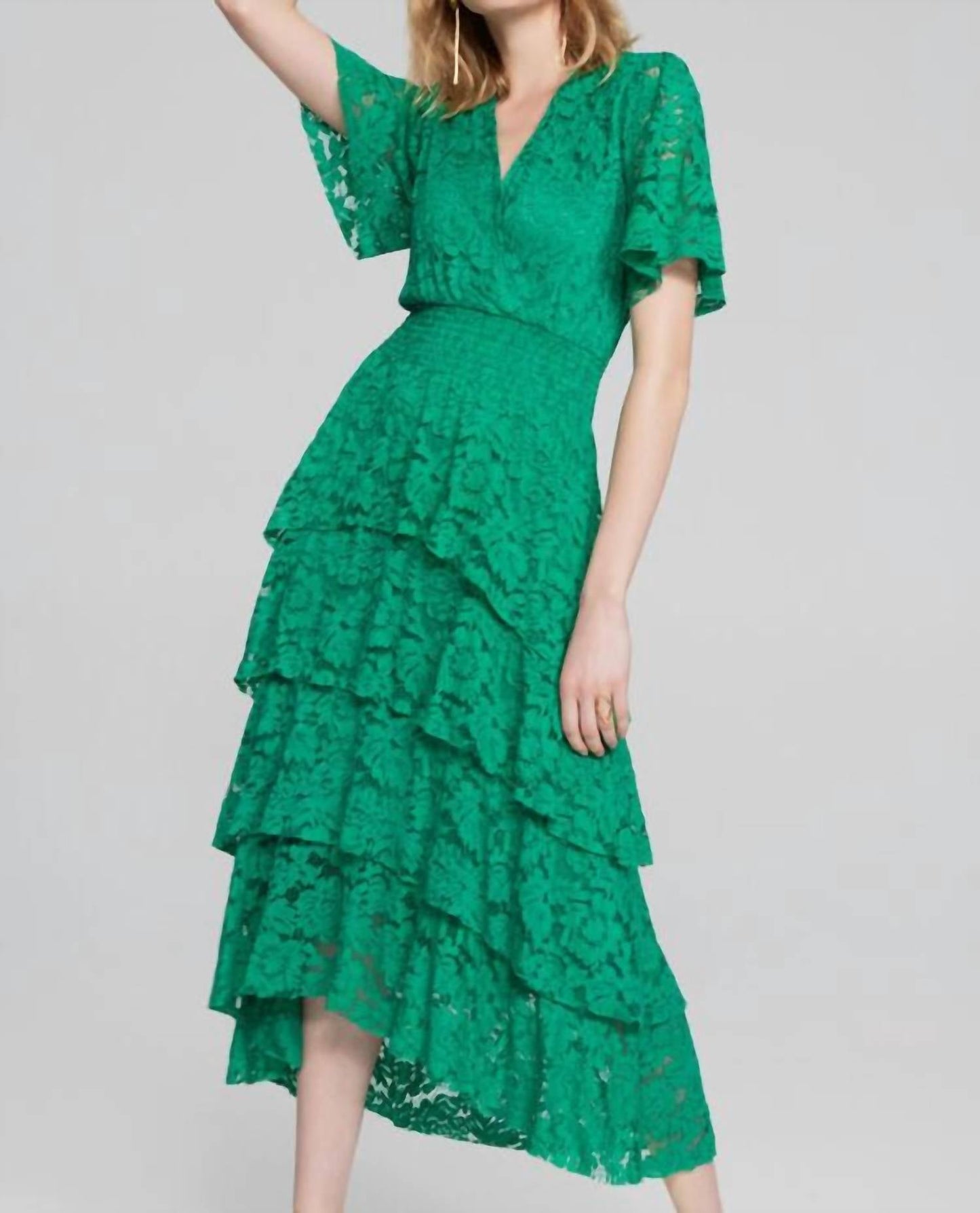 Joseph Ribkoff - Floral Lace Midi Dress
