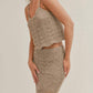 Sage The Label - Cappuccino Open Knot Tank