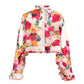 Theo The Label - Theia Orchid Print Ruffle Blouse