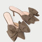 Loeffler Randall - Women's Margot Gingham Bow Mule Pumps