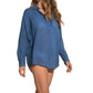 Elan - Button Down Graphic Cover Up