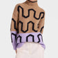 La Doublej - Comber Print Turtleneck